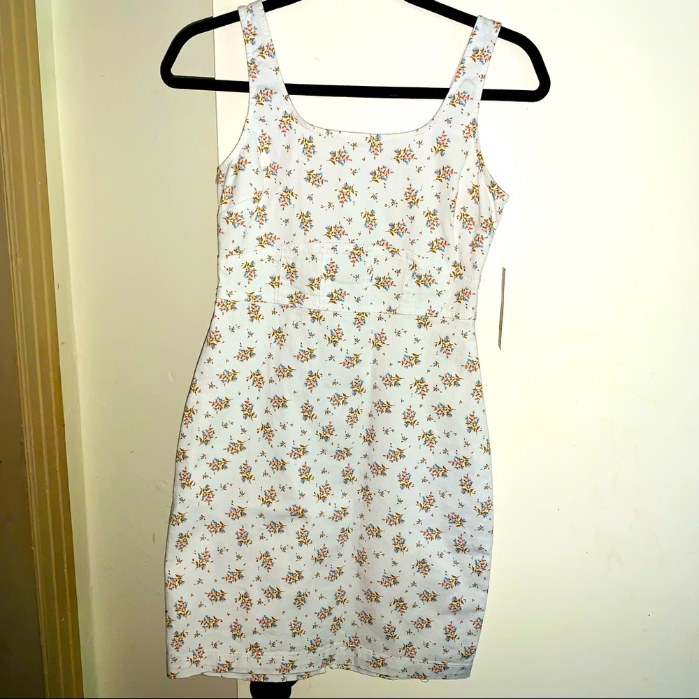 No Boundaries Tank Dress 70’s Style Fitted Back Zipper Size XS NWT